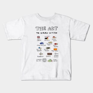 Funny Artist Gift Kids T-Shirt